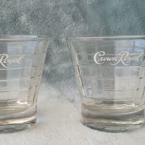 Crown Royal Clear Glass Tumbler - Set of 2